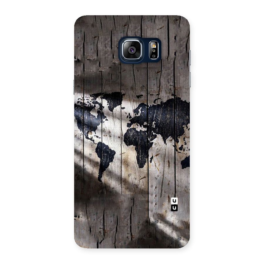 World Map Wood Design Back Case for Galaxy Note 5