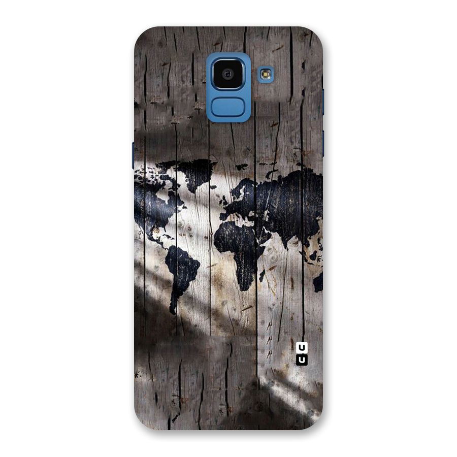 World Map Wood Design Back Case for Galaxy On6
