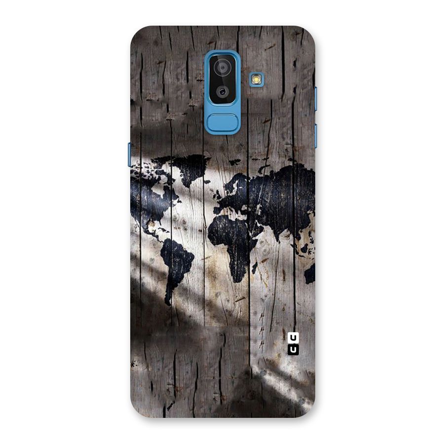 World Map Wood Design Back Case for Galaxy On8 (2018)