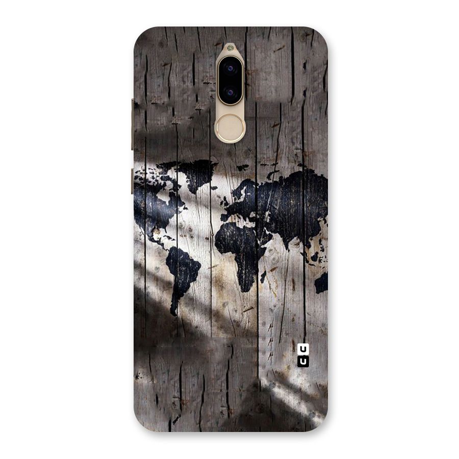 World Map Wood Design Back Case for Honor 9i