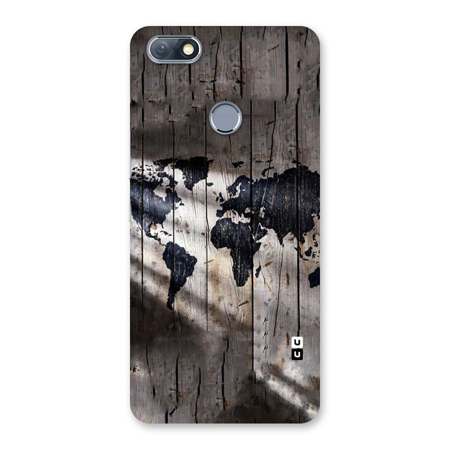 World Map Wood Design Back Case for Infinix Note 5