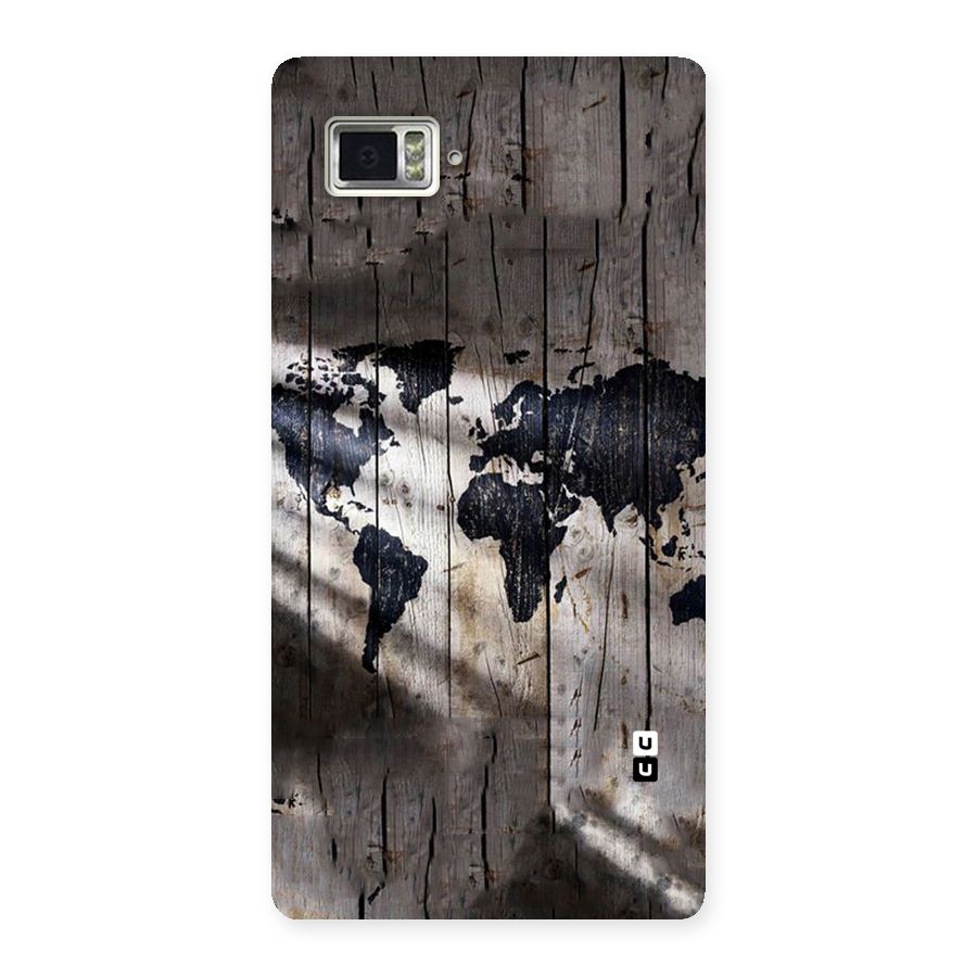 World Map Wood Design Back Case for Vibe Z2 Pro K920