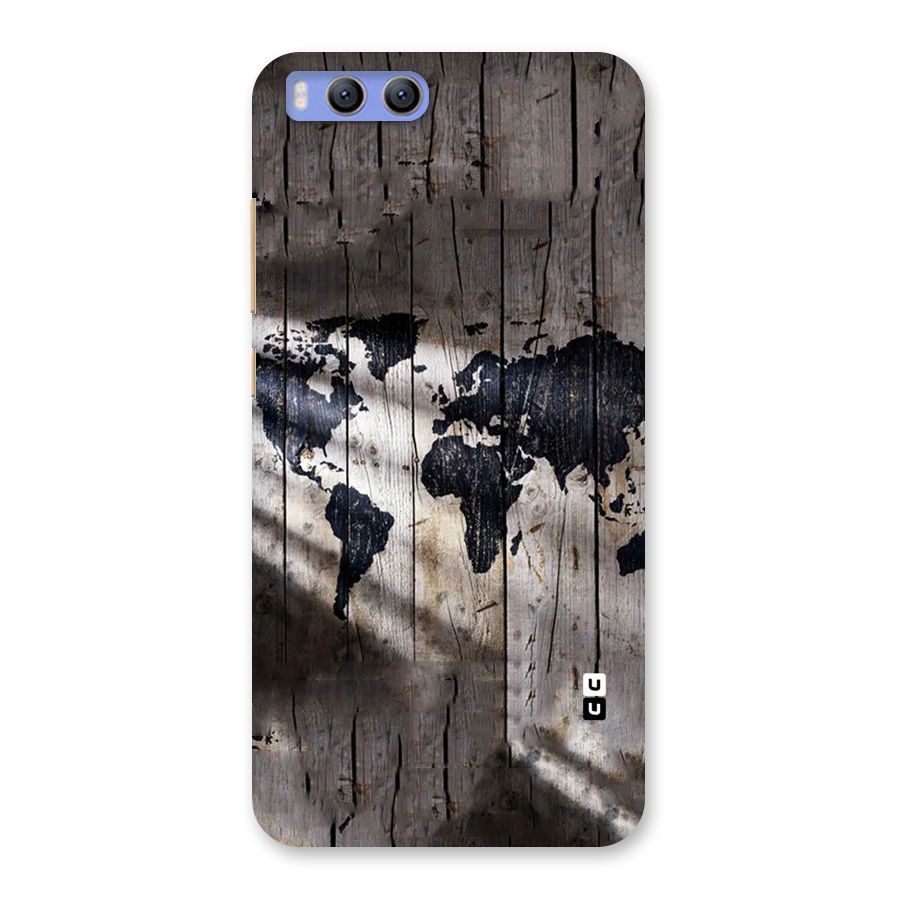 World Map Wood Design Back Case for Xiaomi Mi 6