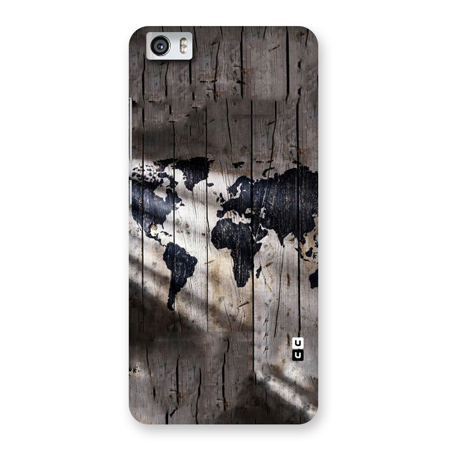 World Map Wood Design Back Case for Xiaomi Redmi Mi5