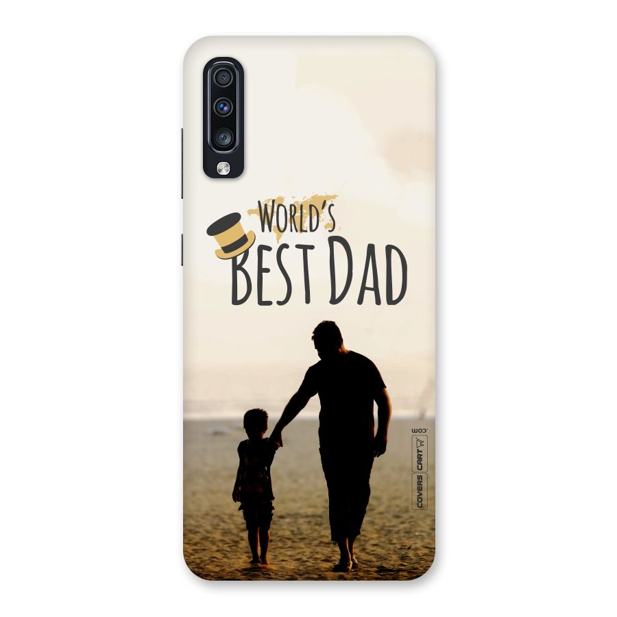 Worlds Best Dad Back Case for Galaxy A70