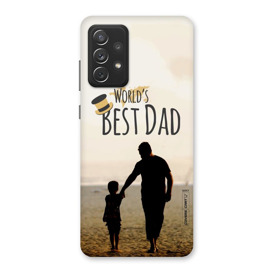 Worlds Best Dad Back Case for Galaxy A72