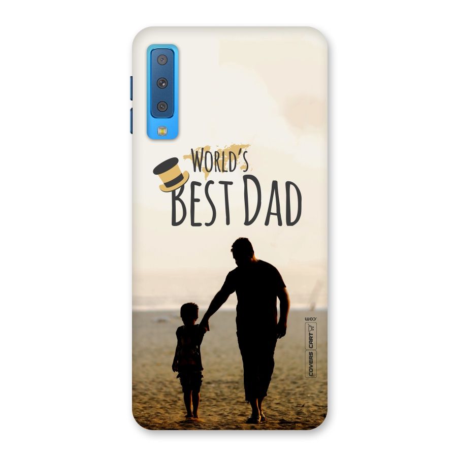 Worlds Best Dad Back Case for Galaxy A7 (2018)