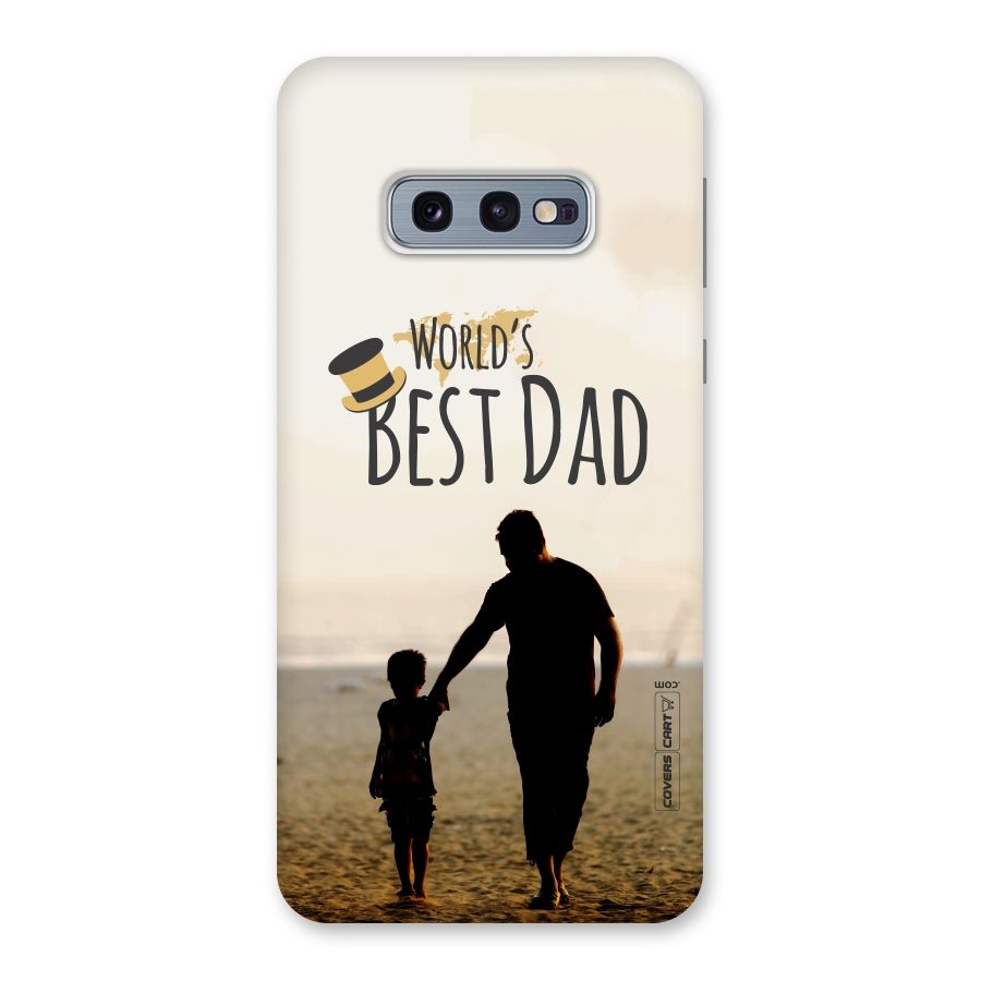 Worlds Best Dad Back Case for Galaxy S10e