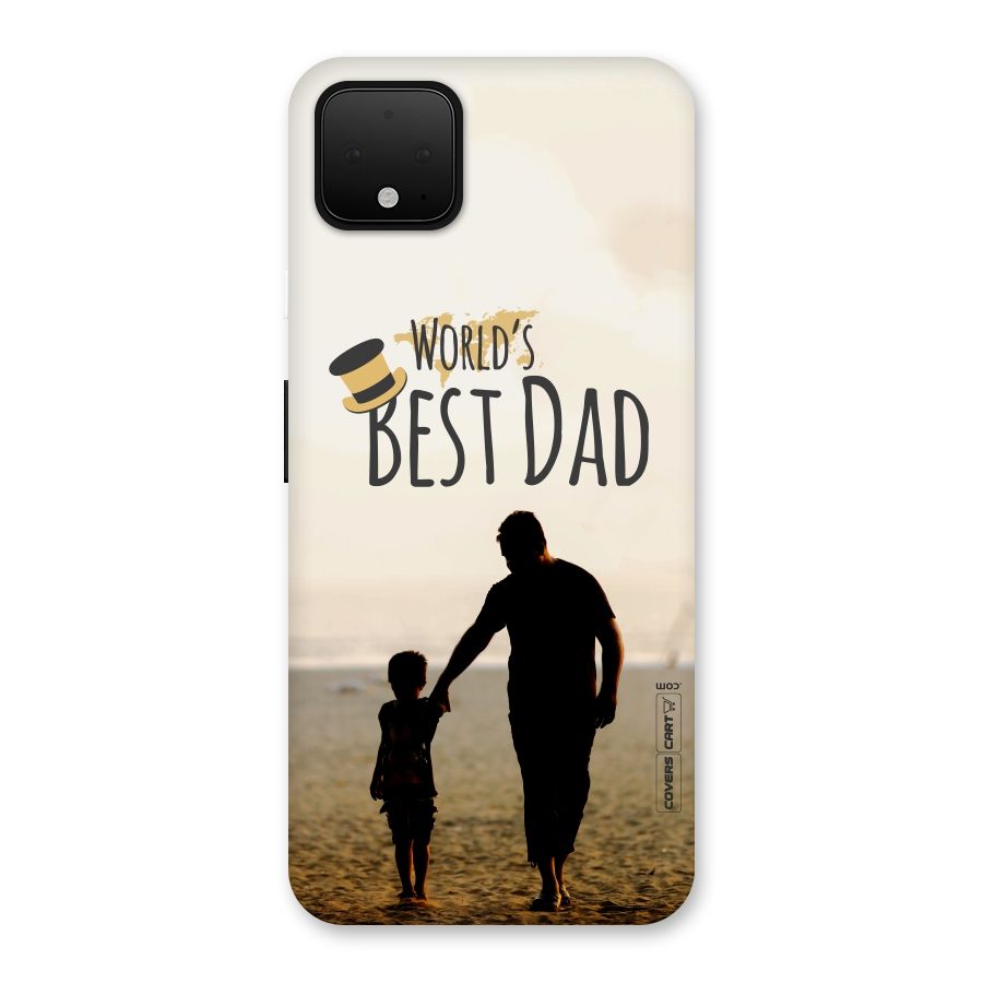 Worlds Best Dad Back Case for Google Pixel 4 XL