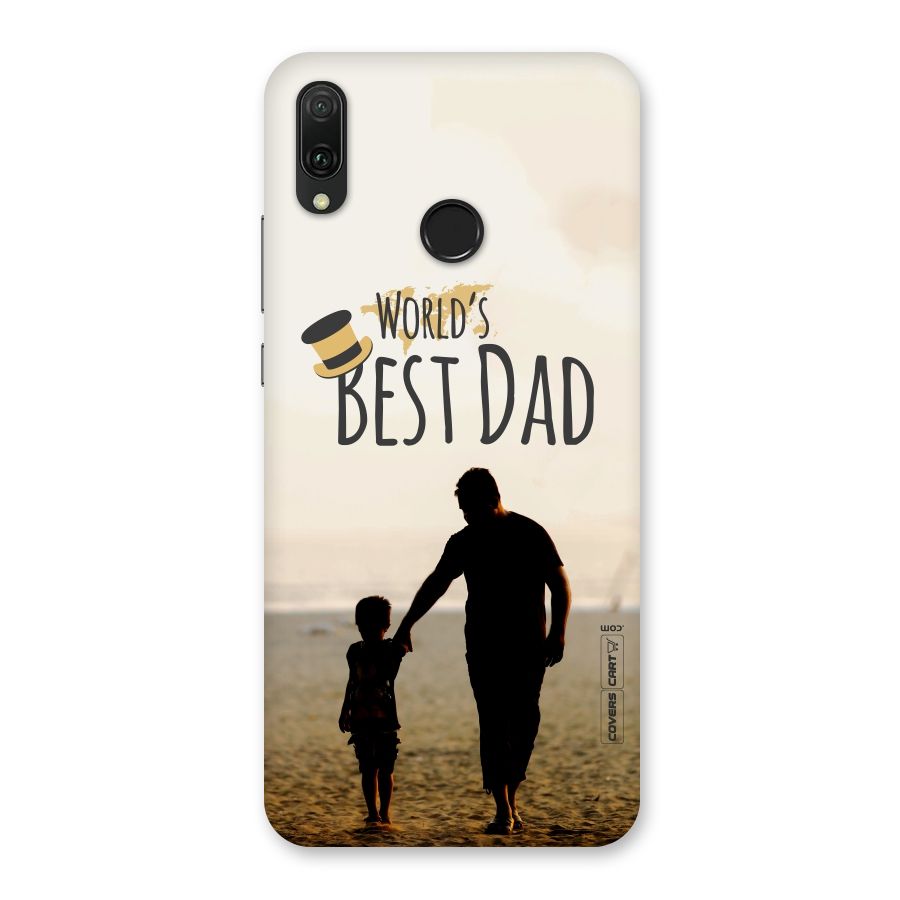Worlds Best Dad Back Case for Huawei Y9 (2019)