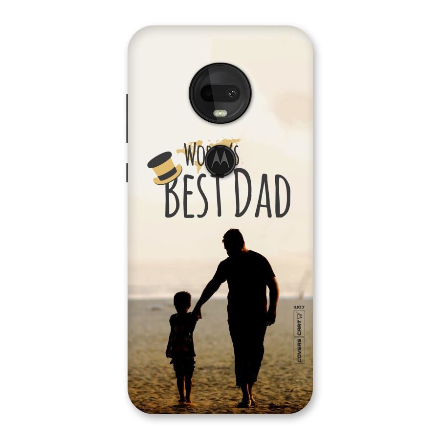 Worlds Best Dad Back Case for Moto G7