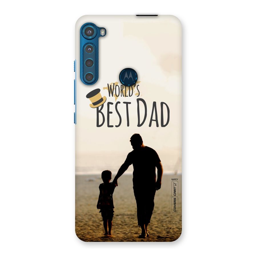 Worlds Best Dad Back Case for Motorola One Fusion Plus