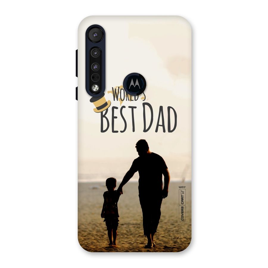 Worlds Best Dad Back Case for Motorola One Macro