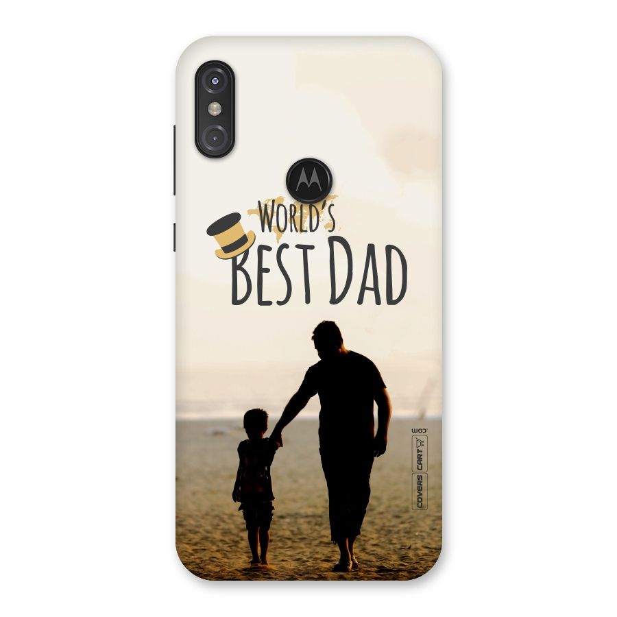 Worlds Best Dad Back Case for Motorola One Power