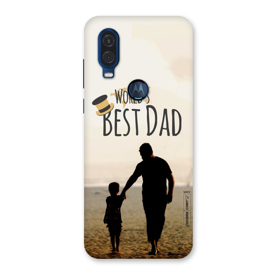 Worlds Best Dad Back Case for Motorola One Vision