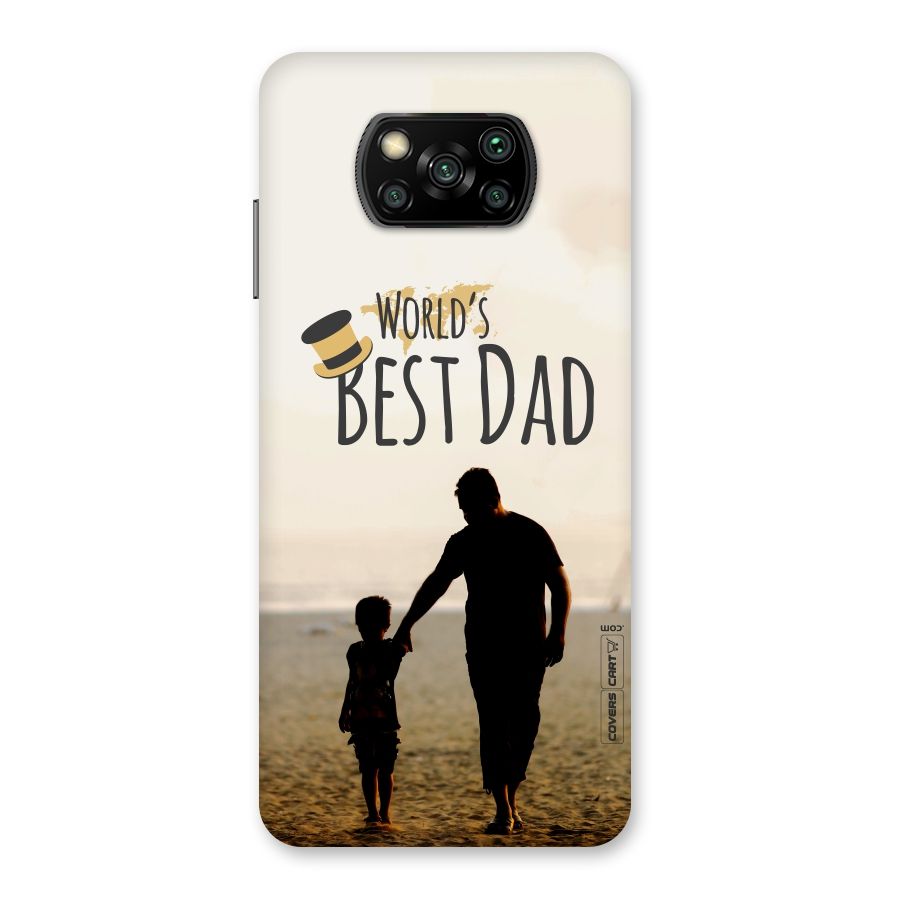 Worlds Best Dad Back Case for Poco X3