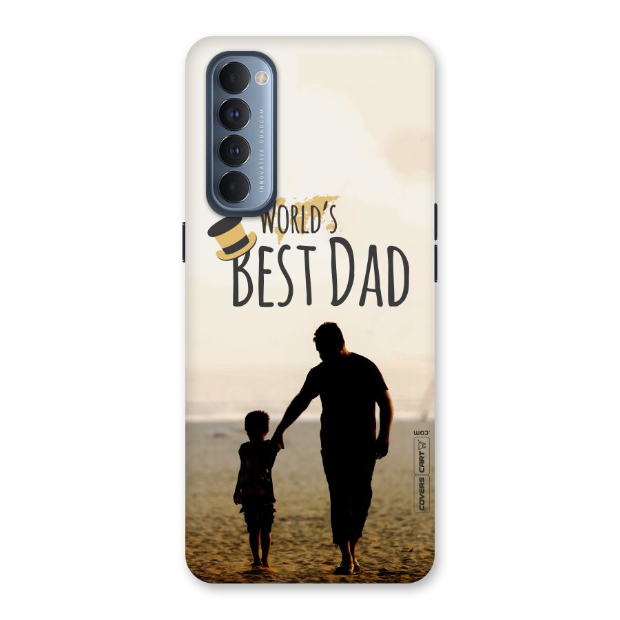 Worlds Best Dad Back Case for Reno4 Pro