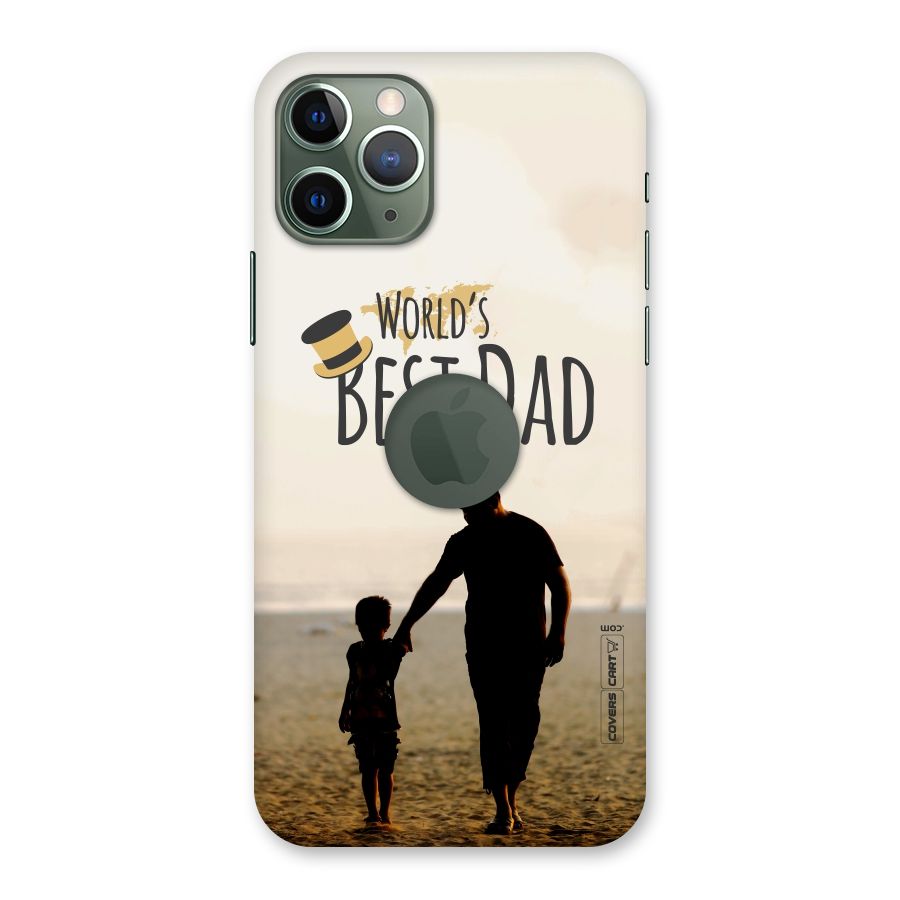Worlds Best Dad Back Case for iPhone 11 Pro Logo  Cut