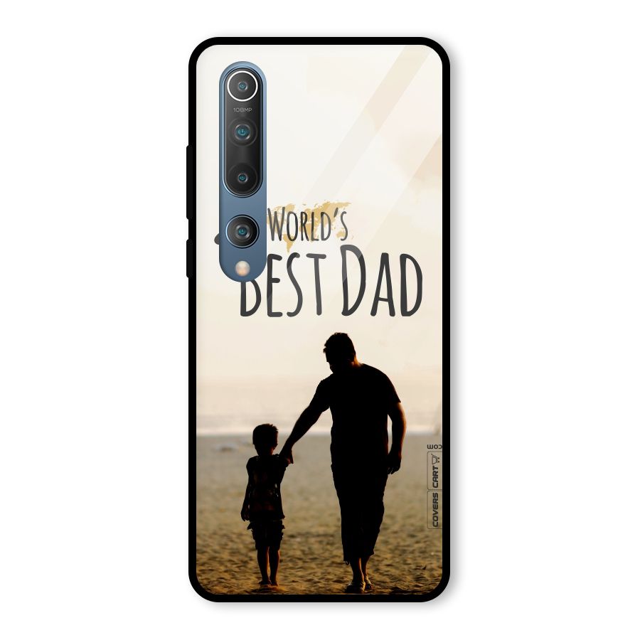 Worlds Best Dad Glass Back Case for Mi 10