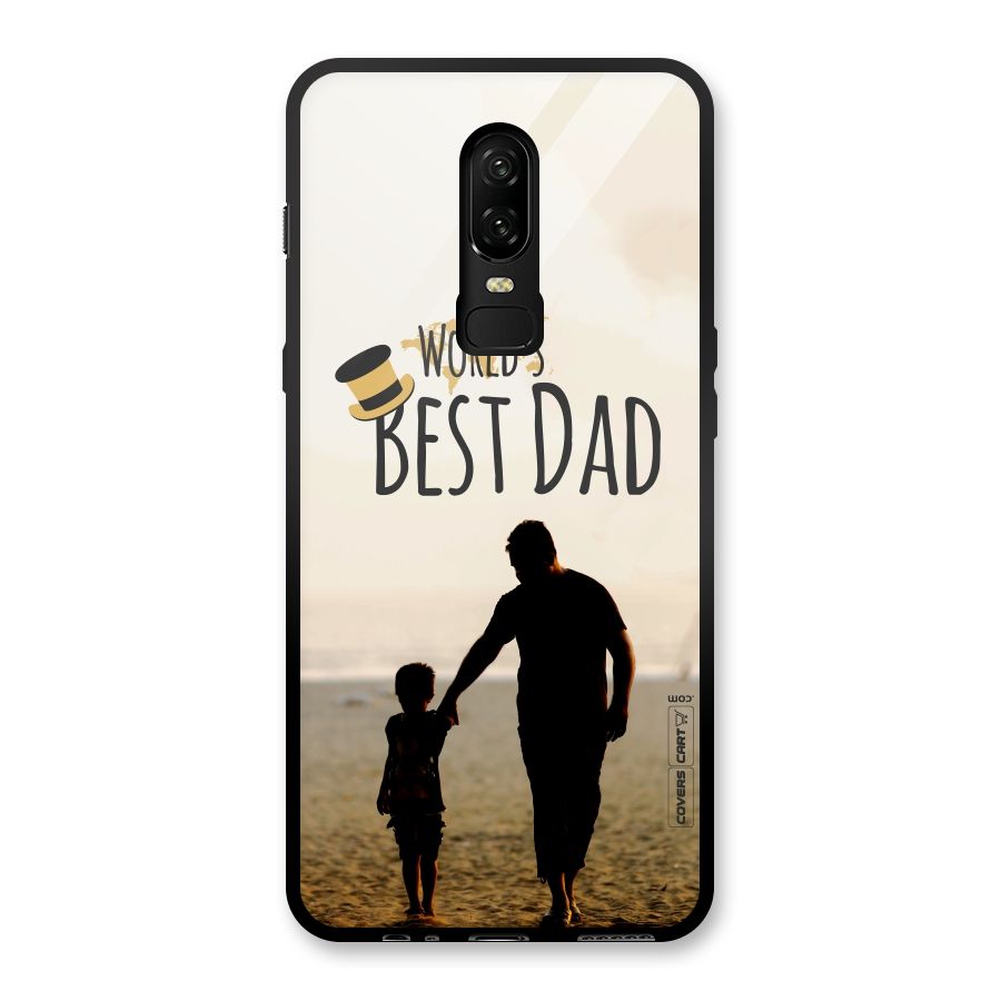 Worlds Best Dad Glass Back Case for OnePlus 6