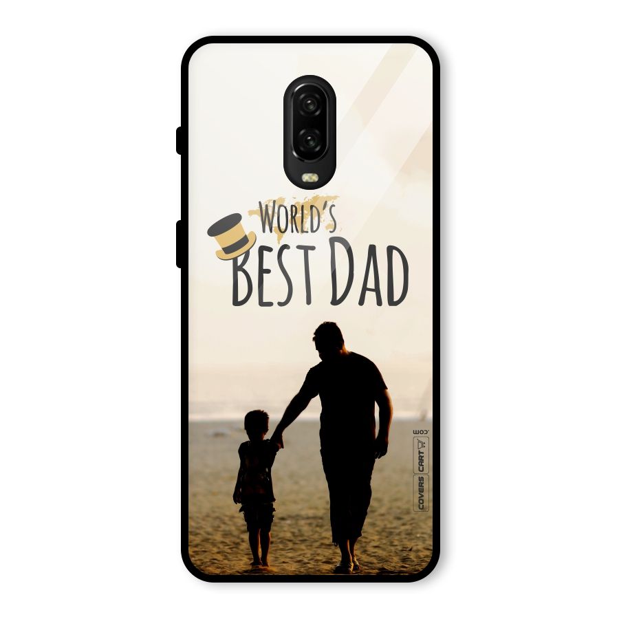 Worlds Best Dad Glass Back Case for OnePlus 6T