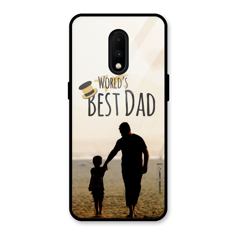 Worlds Best Dad Glass Back Case for OnePlus 7