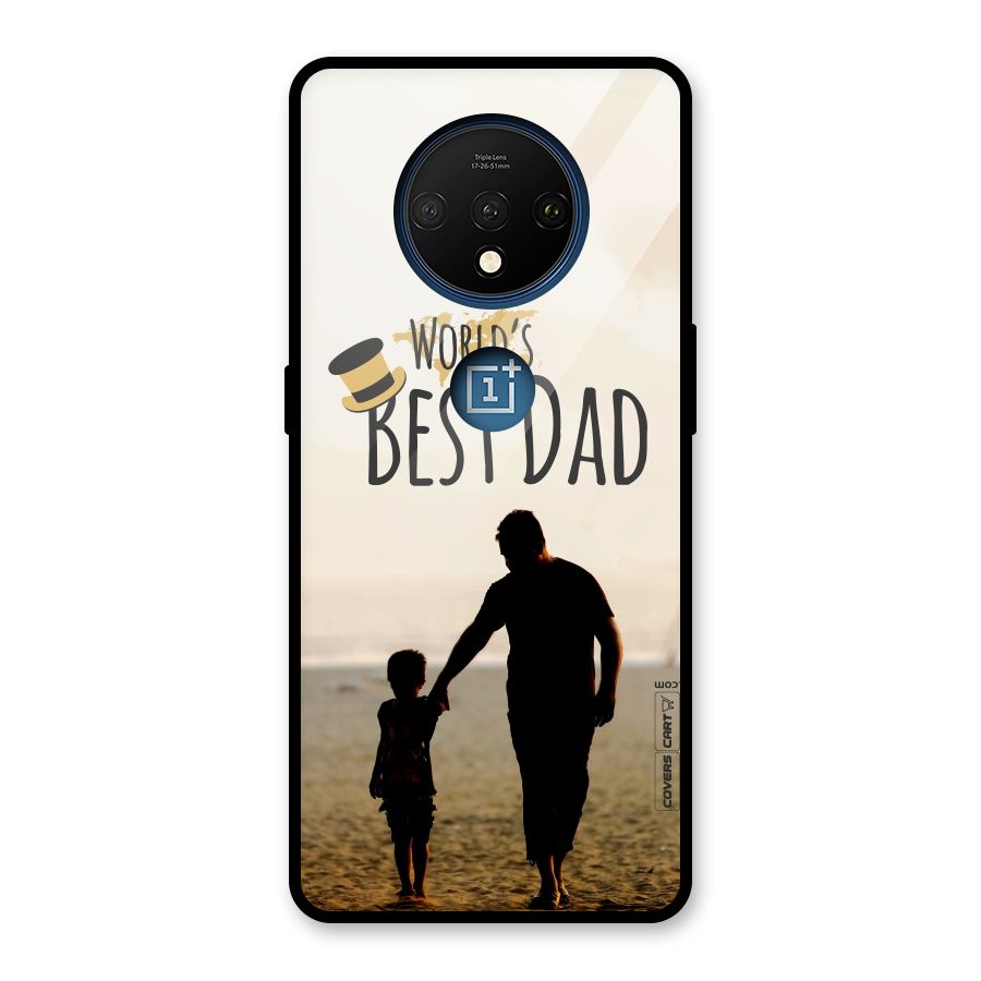 Worlds Best Dad Glass Back Case for OnePlus 7T