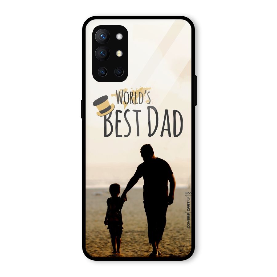 Worlds Best Dad Glass Back Case for OnePlus 9R