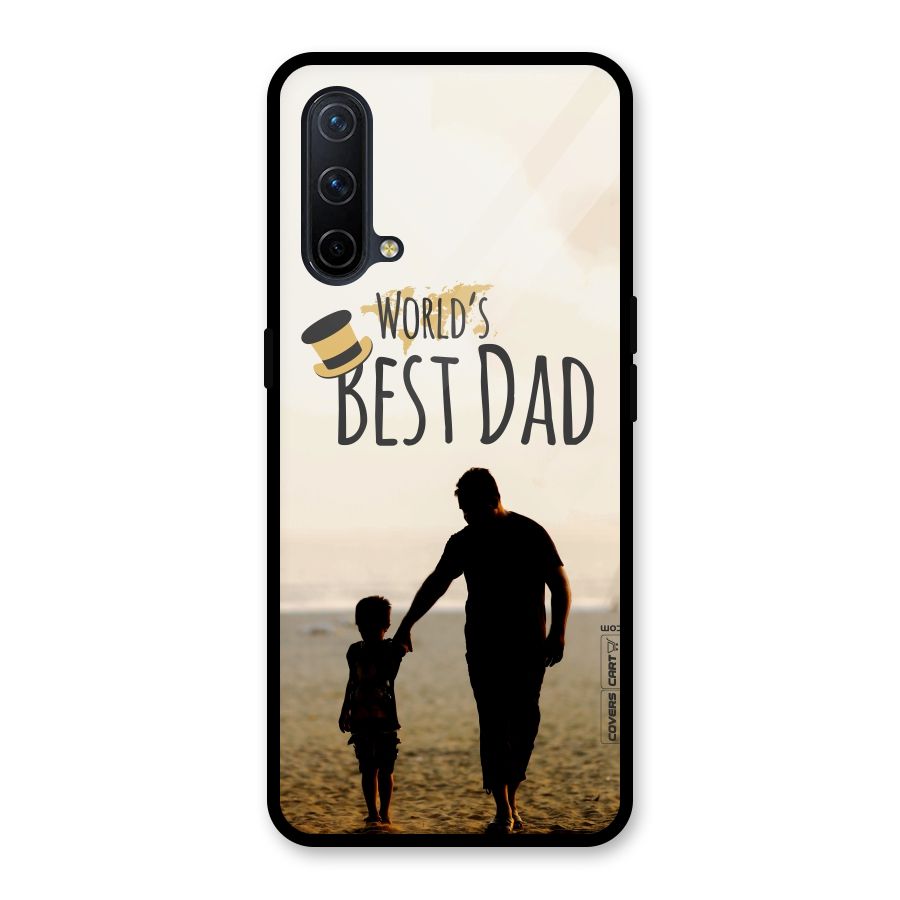 Worlds Best Dad Glass Back Case for OnePlus Nord CE 5G
