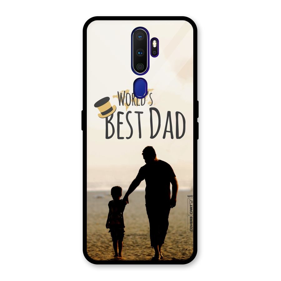 Worlds Best Dad Glass Back Case for Oppo A9 (2020)