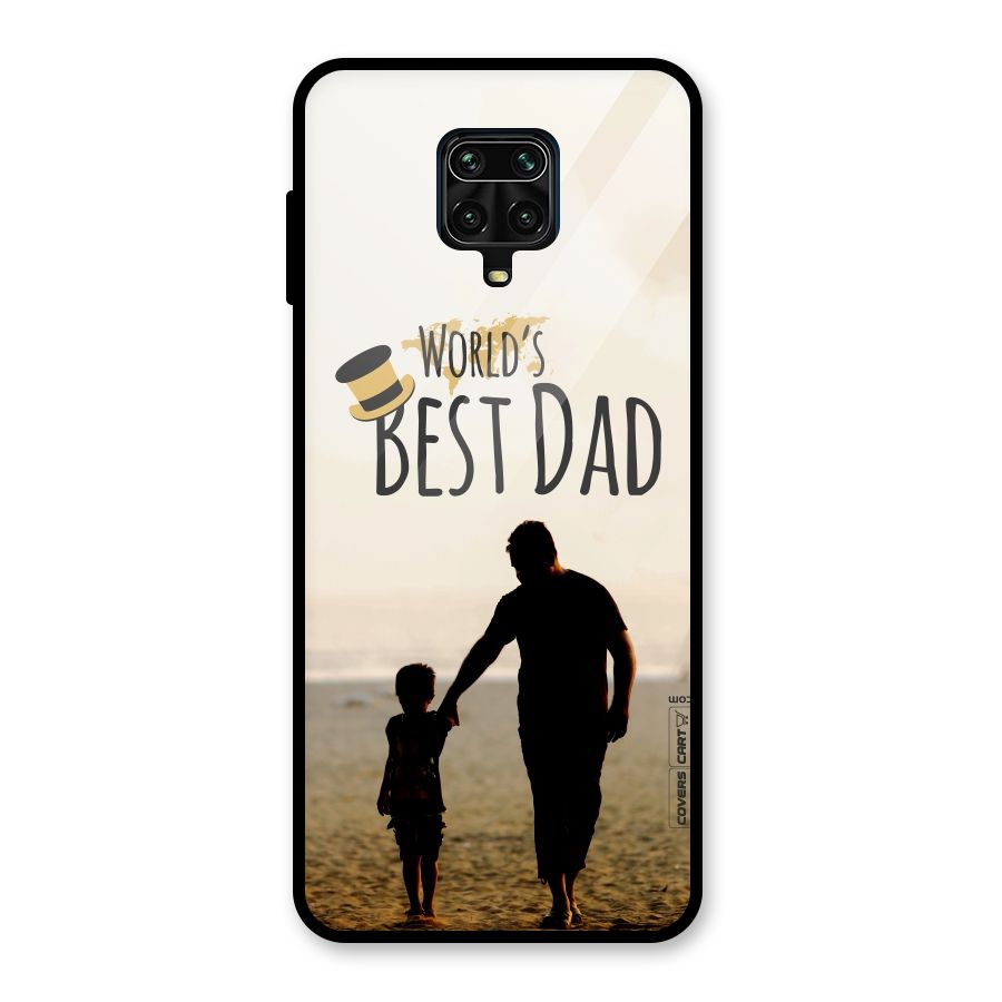 Worlds Best Dad Glass Back Case for Poco M2 Pro
