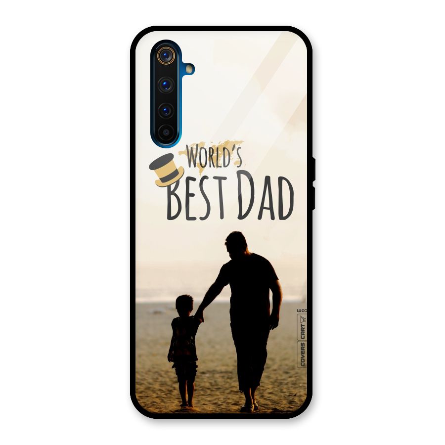 Worlds Best Dad Glass Back Case for Realme 6 Pro