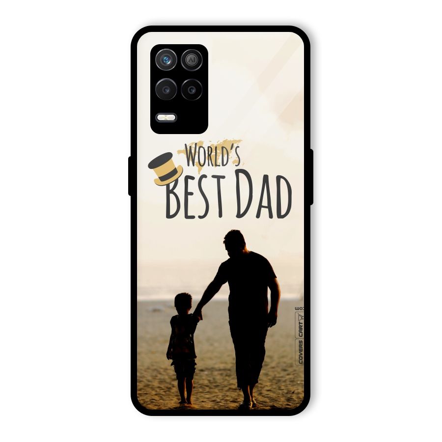 Worlds Best Dad Glass Back Case for Realme 9 5G