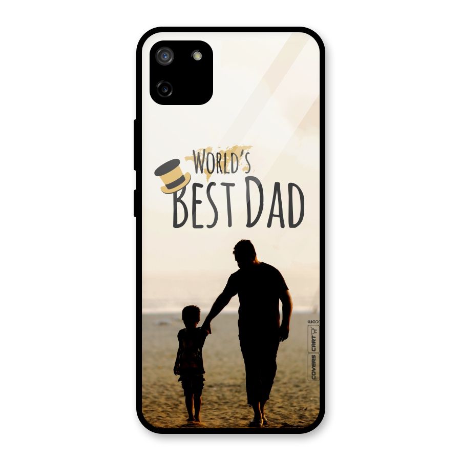 Worlds Best Dad Glass Back Case for Realme C11