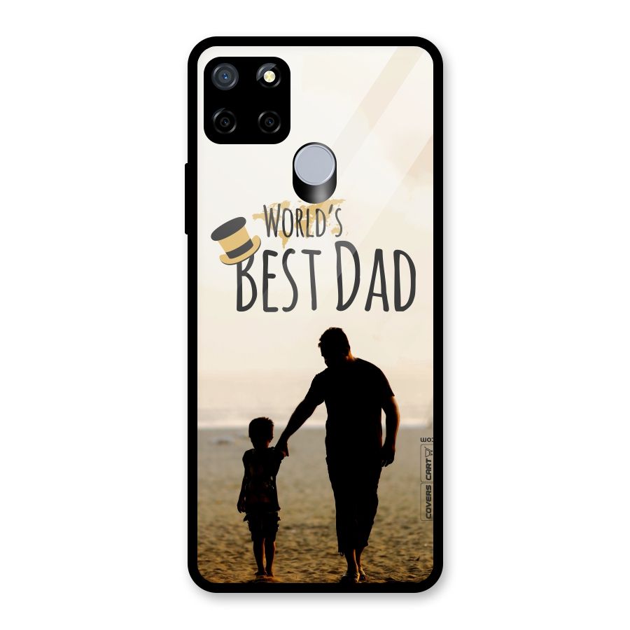 Worlds Best Dad Glass Back Case for Realme C12