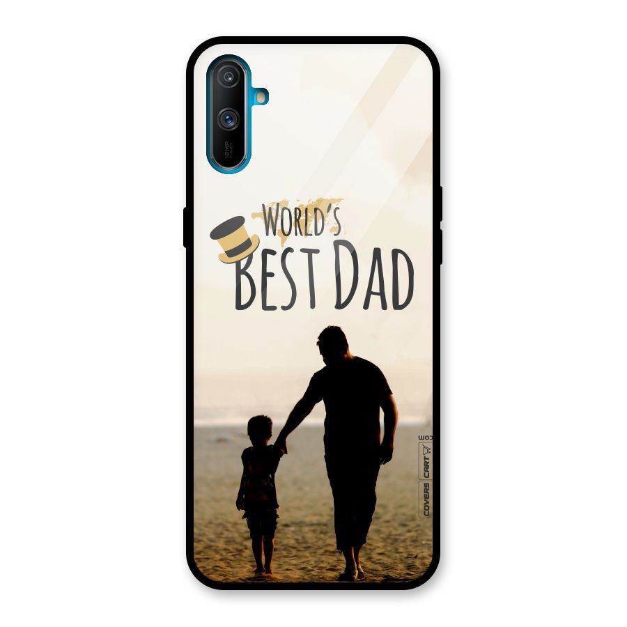 Worlds Best Dad Glass Back Case for Realme C3