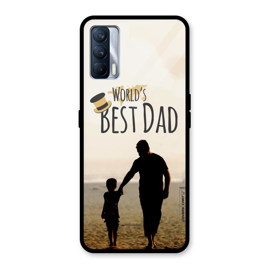 Worlds Best Dad Glass Back Case for Realme X7