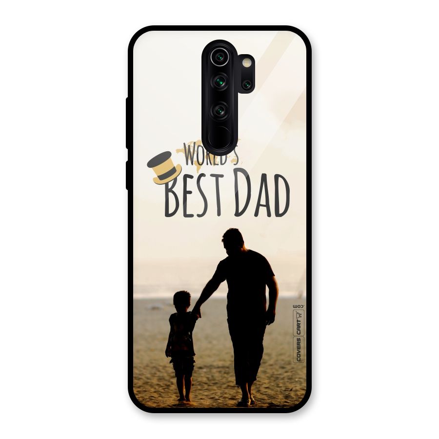 Worlds Best Dad Glass Back Case for Redmi Note 8 Pro