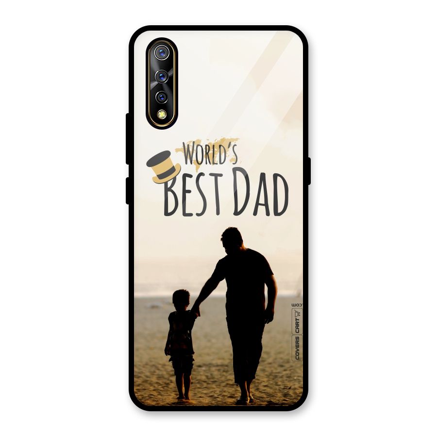 Worlds Best Dad Glass Back Case for Vivo S1