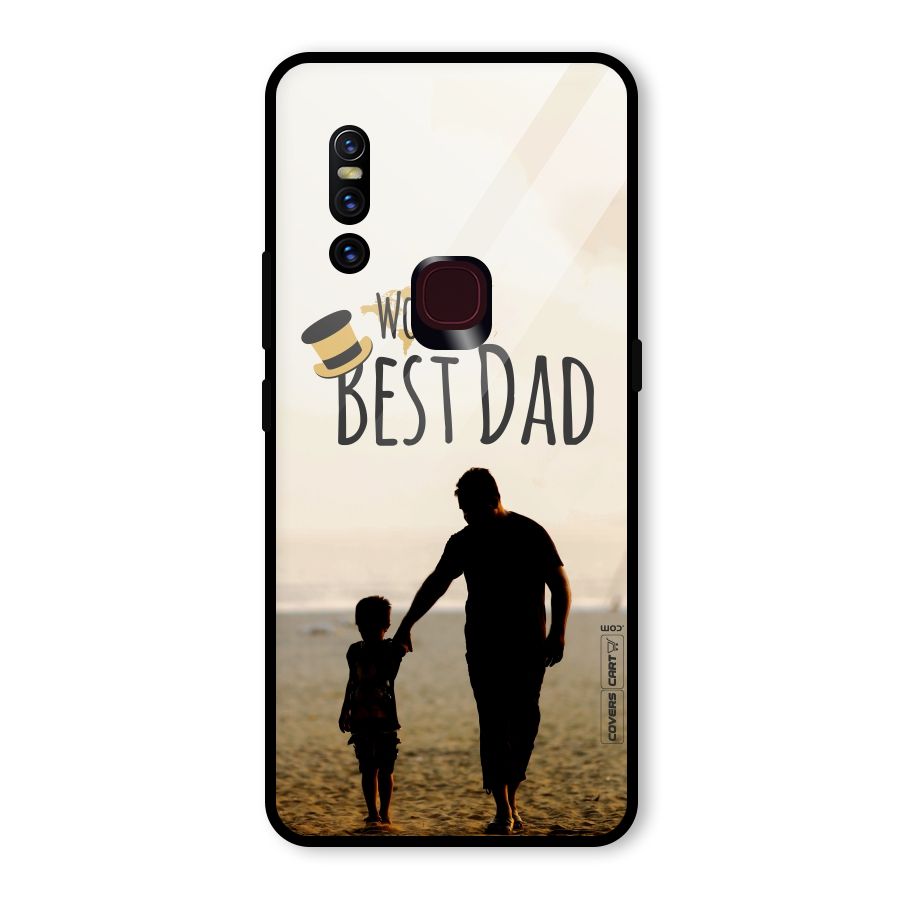 Worlds Best Dad Glass Back Case for Vivo V15