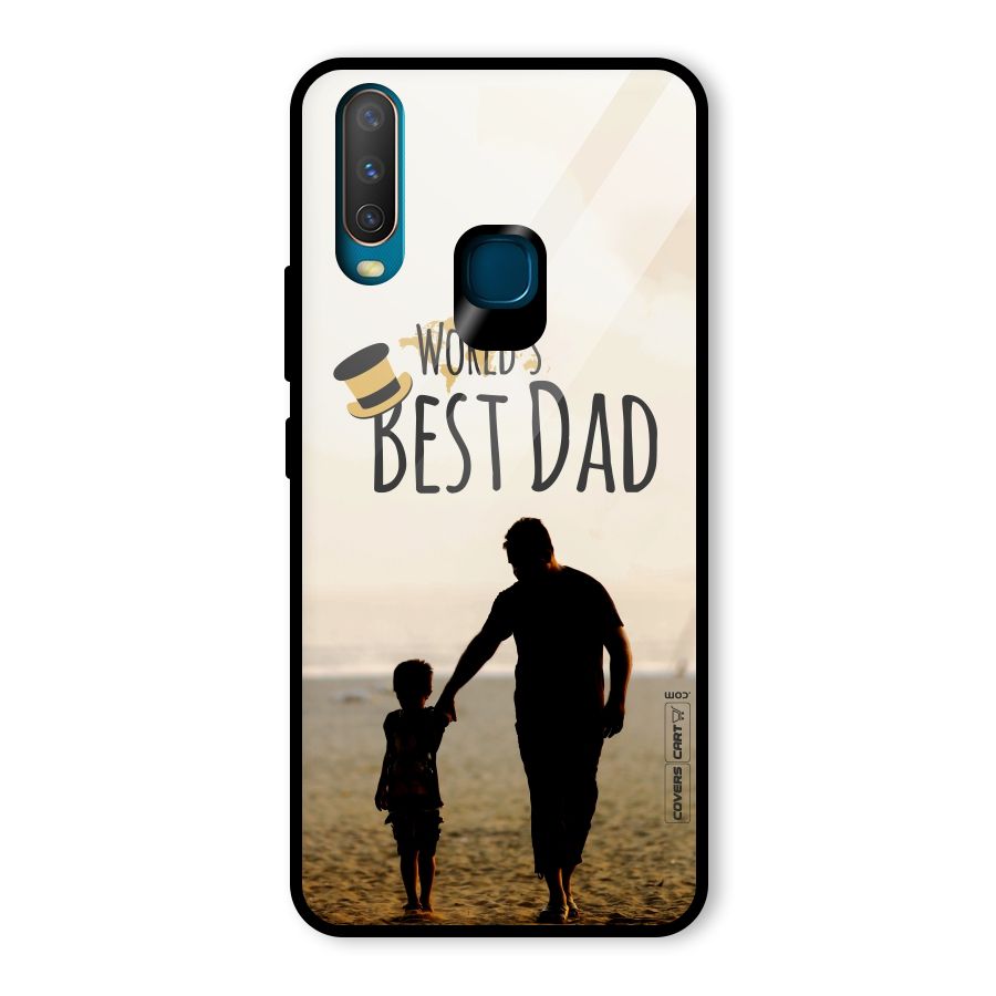 Worlds Best Dad Glass Back Case for Vivo Y17