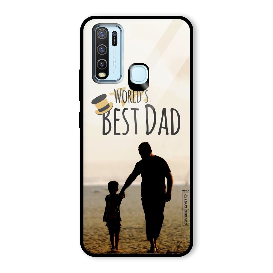Worlds Best Dad Glass Back Case for Vivo Y50
