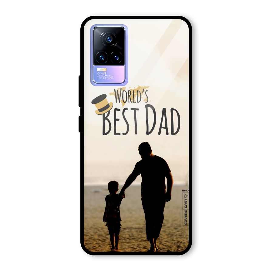 Worlds Best Dad Glass Back Case for Vivo Y73