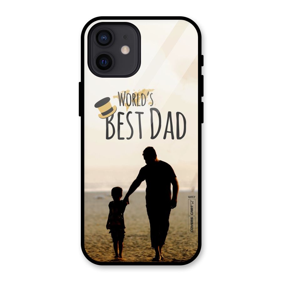 Worlds Best Dad Glass Back Case for iPhone 12