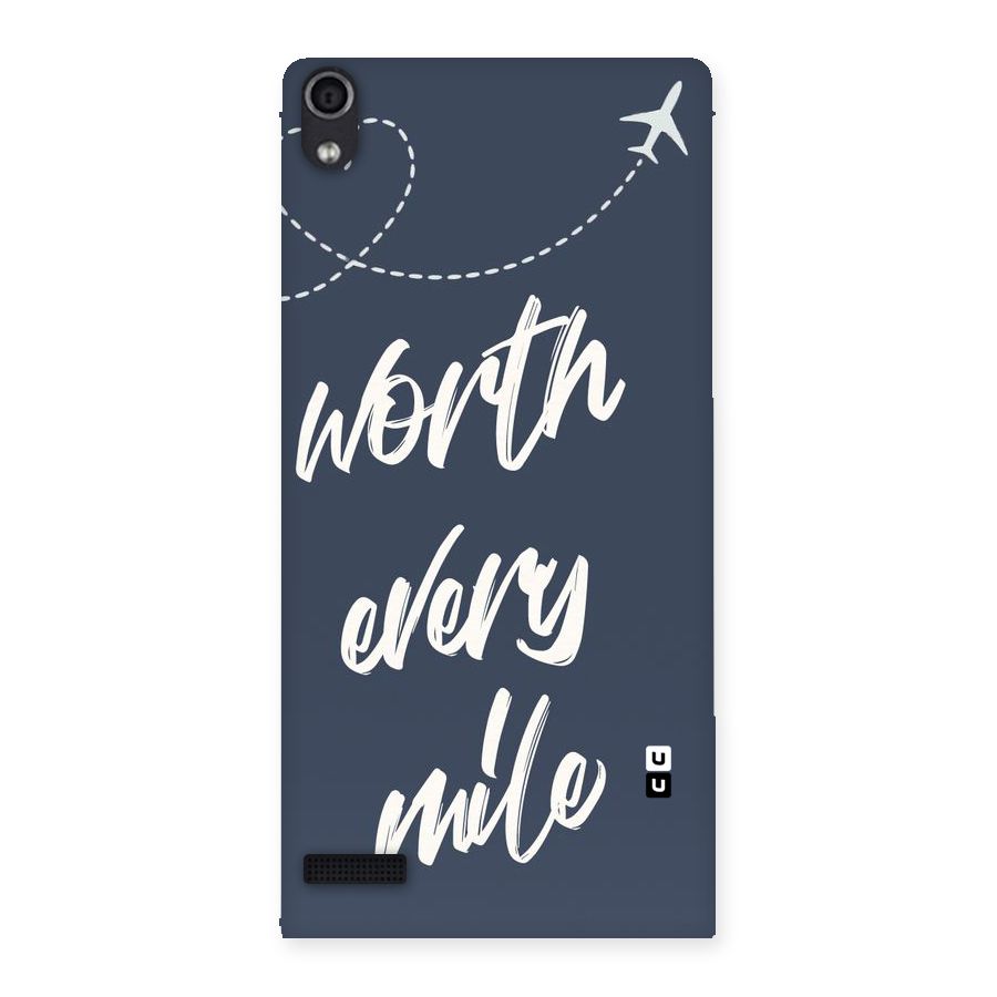 Worth Every Mile Back Case for Ascend P6