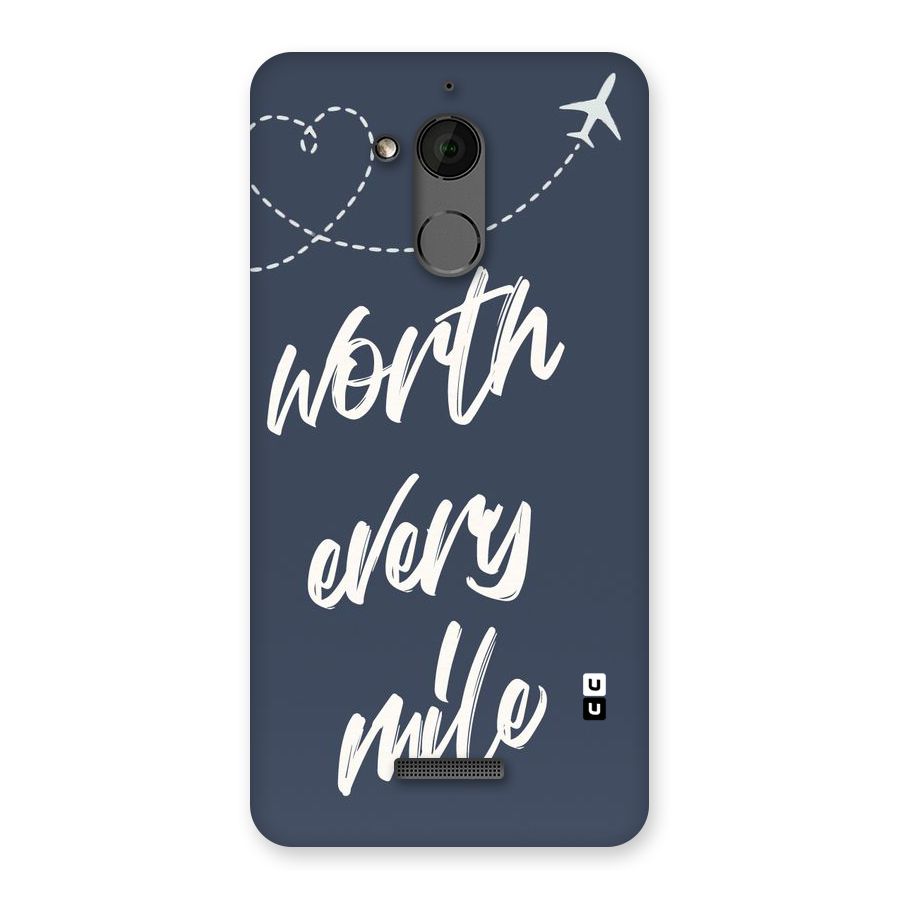 Worth Every Mile Back Case for Coolpad Note 5