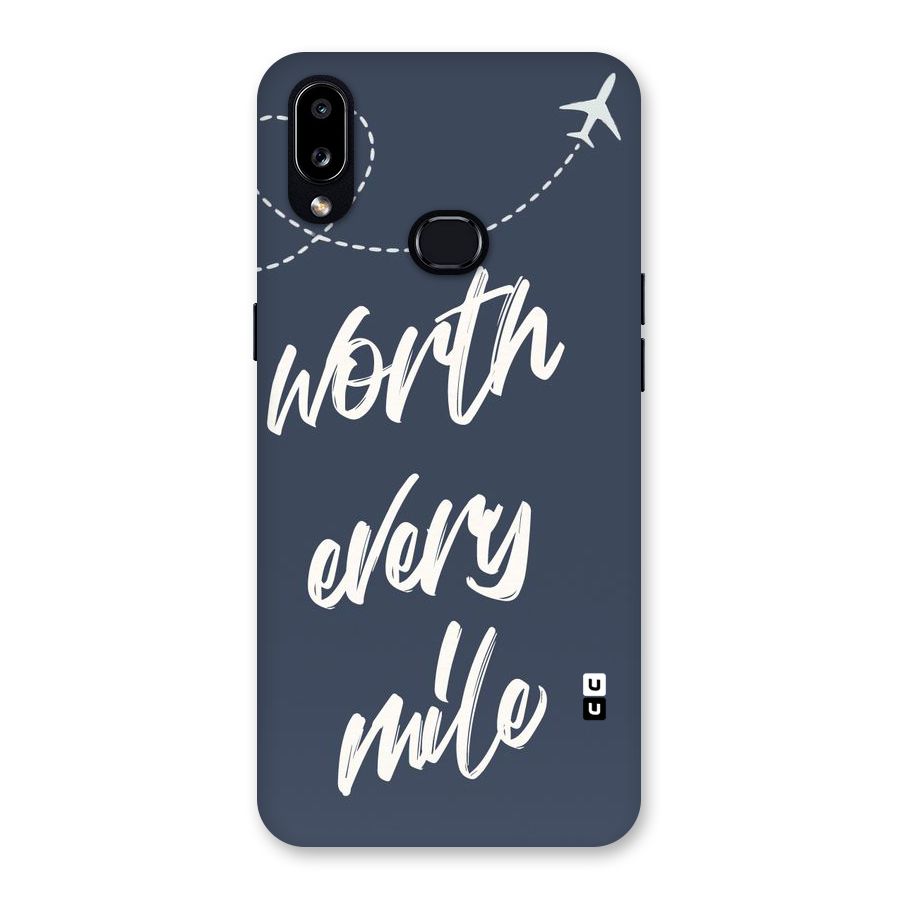 Worth Every Mile Back Case for Galaxy A10s