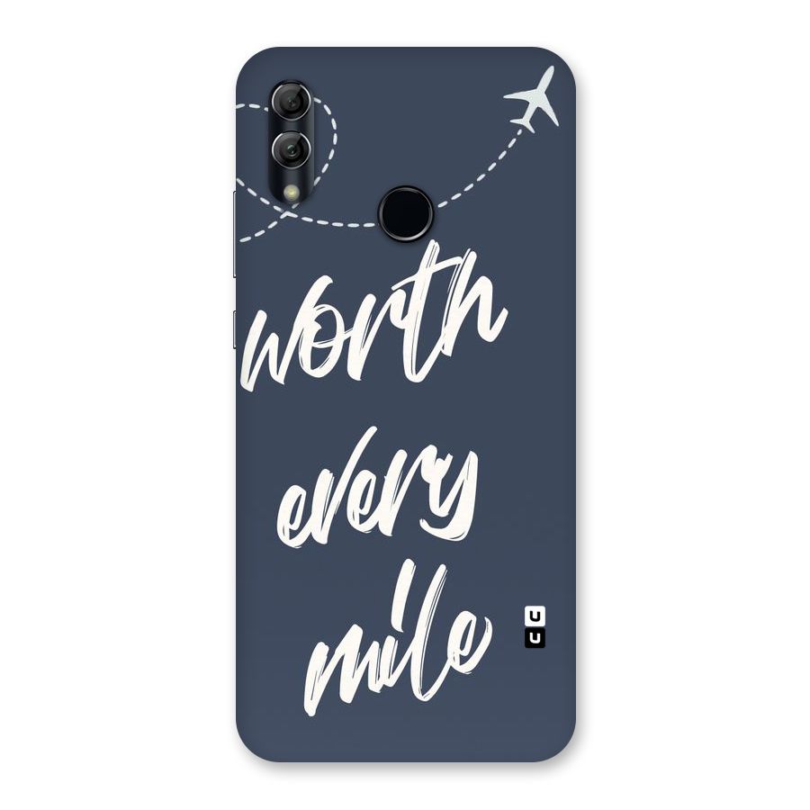 Worth Every Mile Back Case for Honor 10 Lite