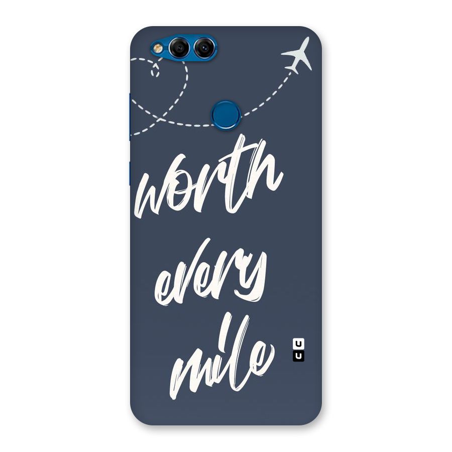Worth Every Mile Back Case for Honor 7X