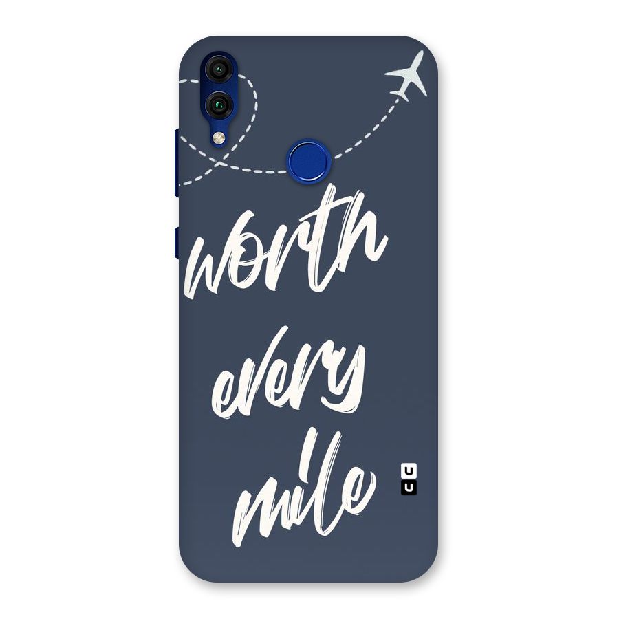 Worth Every Mile Back Case for Honor 8C